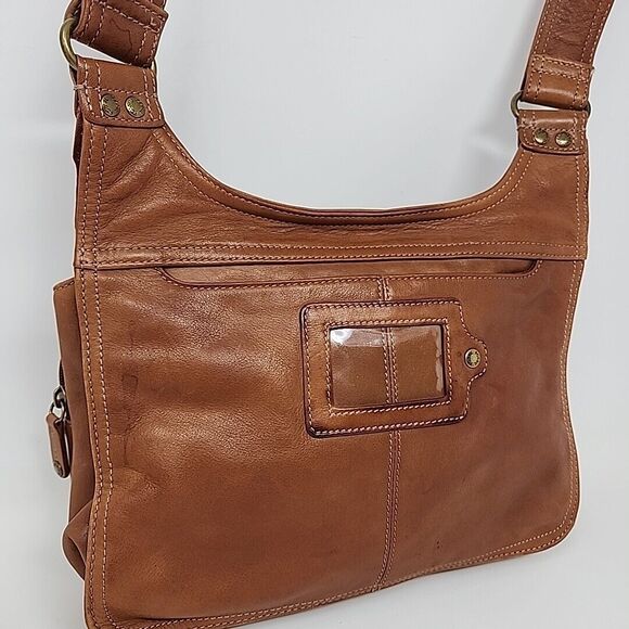 Fossil Purse Handbag Shoulder Vintage Y2K Brown Leather - Picture 8 of 16
